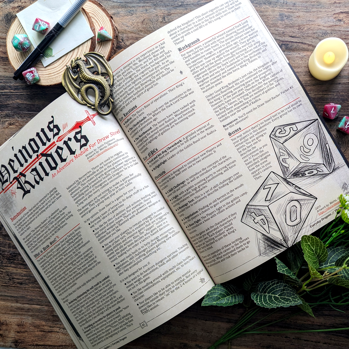 Shadows & Darkness - Physical & Digital Versions - Everyday Dragons Magazine Issue 2