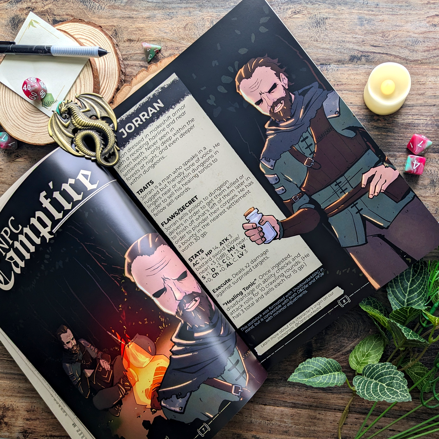 Shadows & Darkness - Physical & Digital Versions - Everyday Dragons Magazine Issue 2