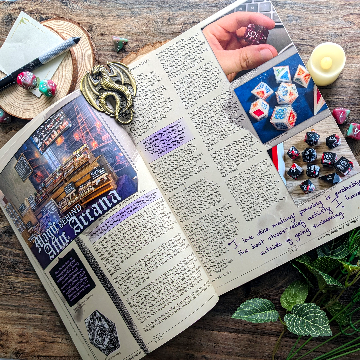 Shadows & Darkness - Physical & Digital Versions - Everyday Dragons Magazine Issue 2