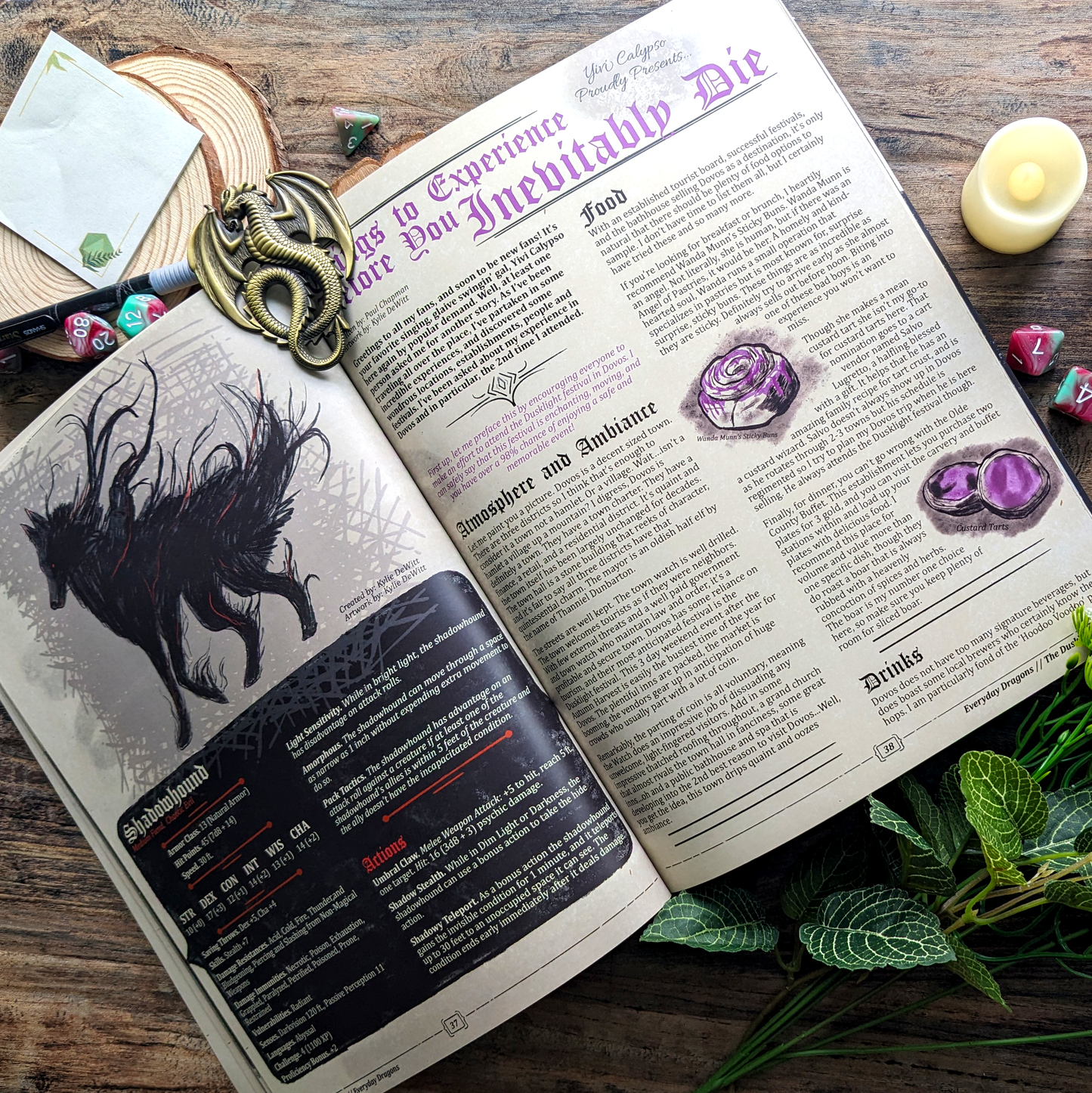 Shadows & Darkness - Physical & Digital Versions - Everyday Dragons Magazine Issue 2