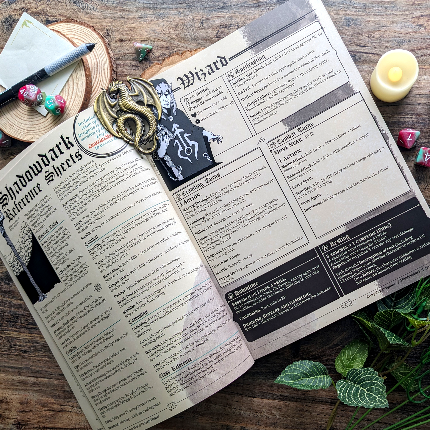 Shadows & Darkness - Physical & Digital Versions - Everyday Dragons Magazine Issue 2
