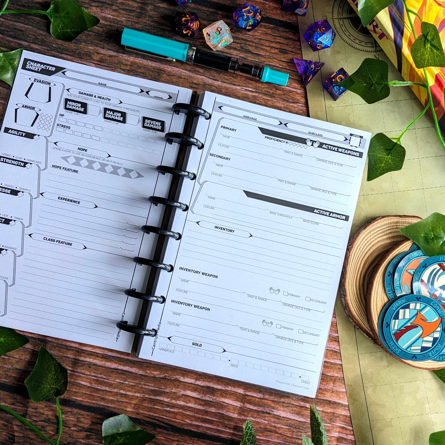 Daggerheart Character Sheets