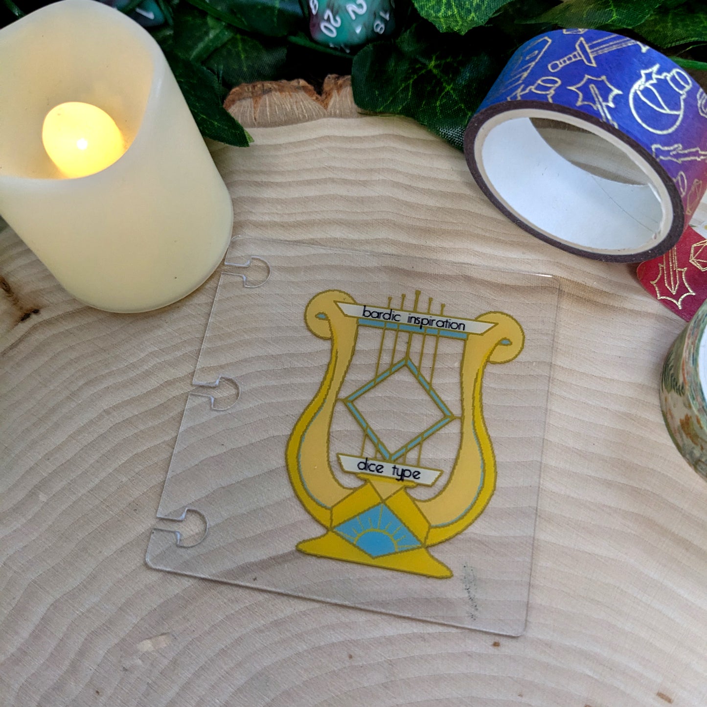 Bardic Inspiration Tokens for Discbound Notebooks and D&D