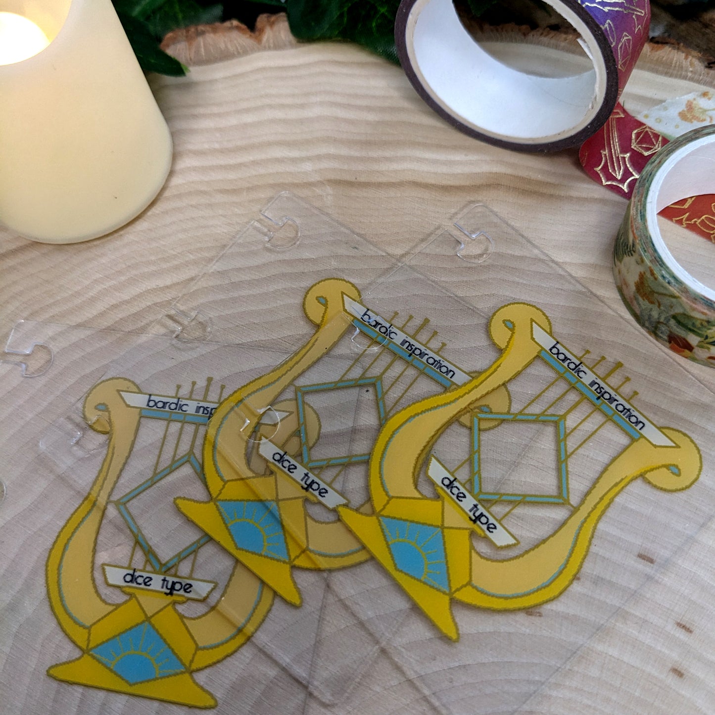 Bardic Inspiration Tokens for Discbound Notebooks and D&D