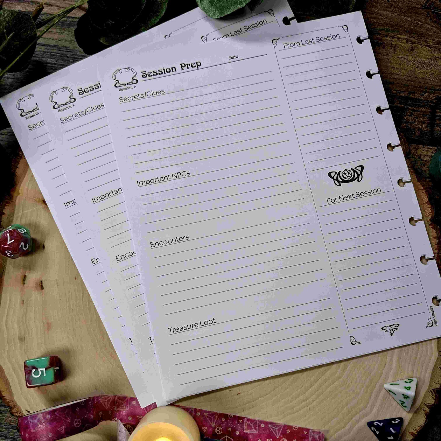 Art Nouveau GM Refill Packs | GM Size Notebooks