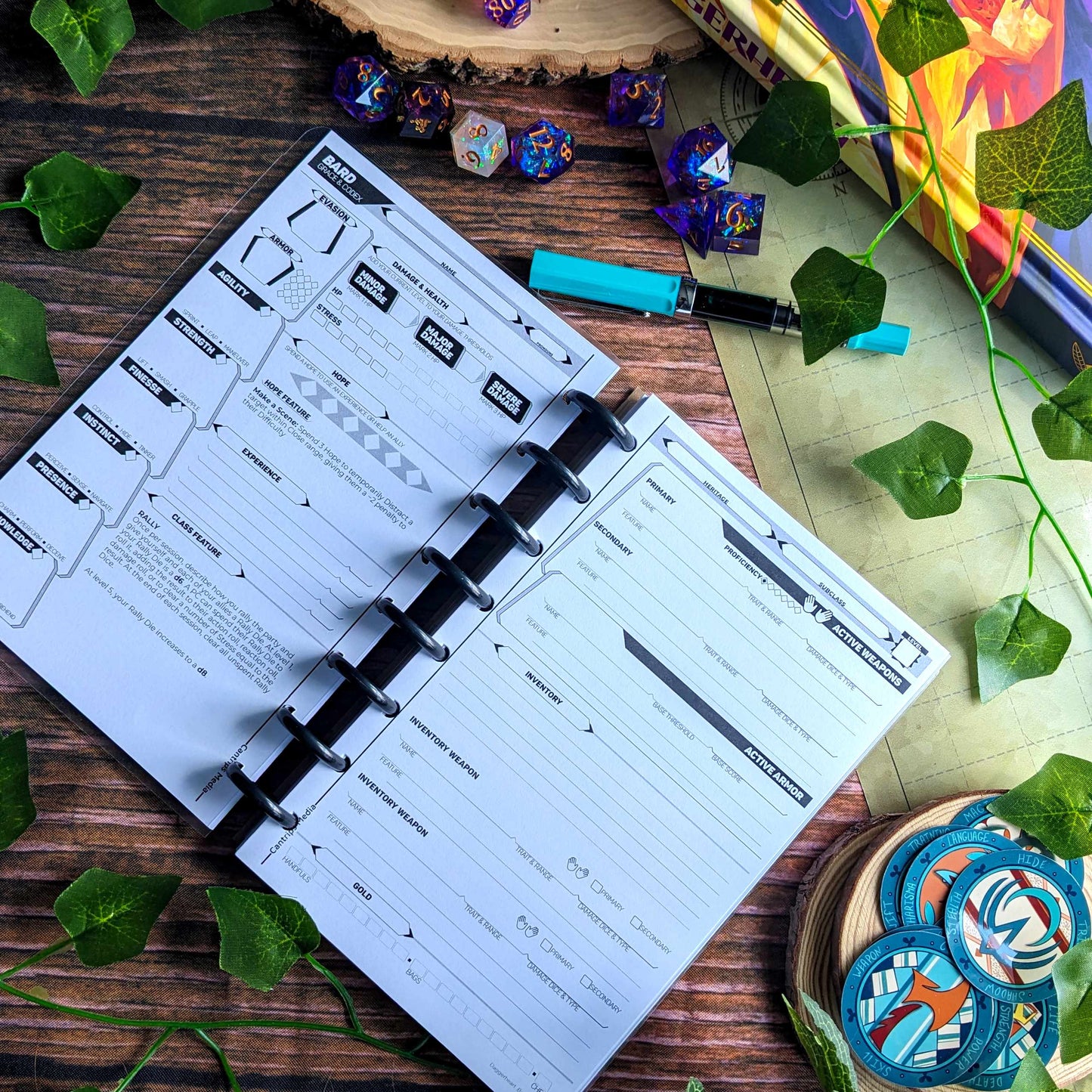 Daggerheart Character Sheets