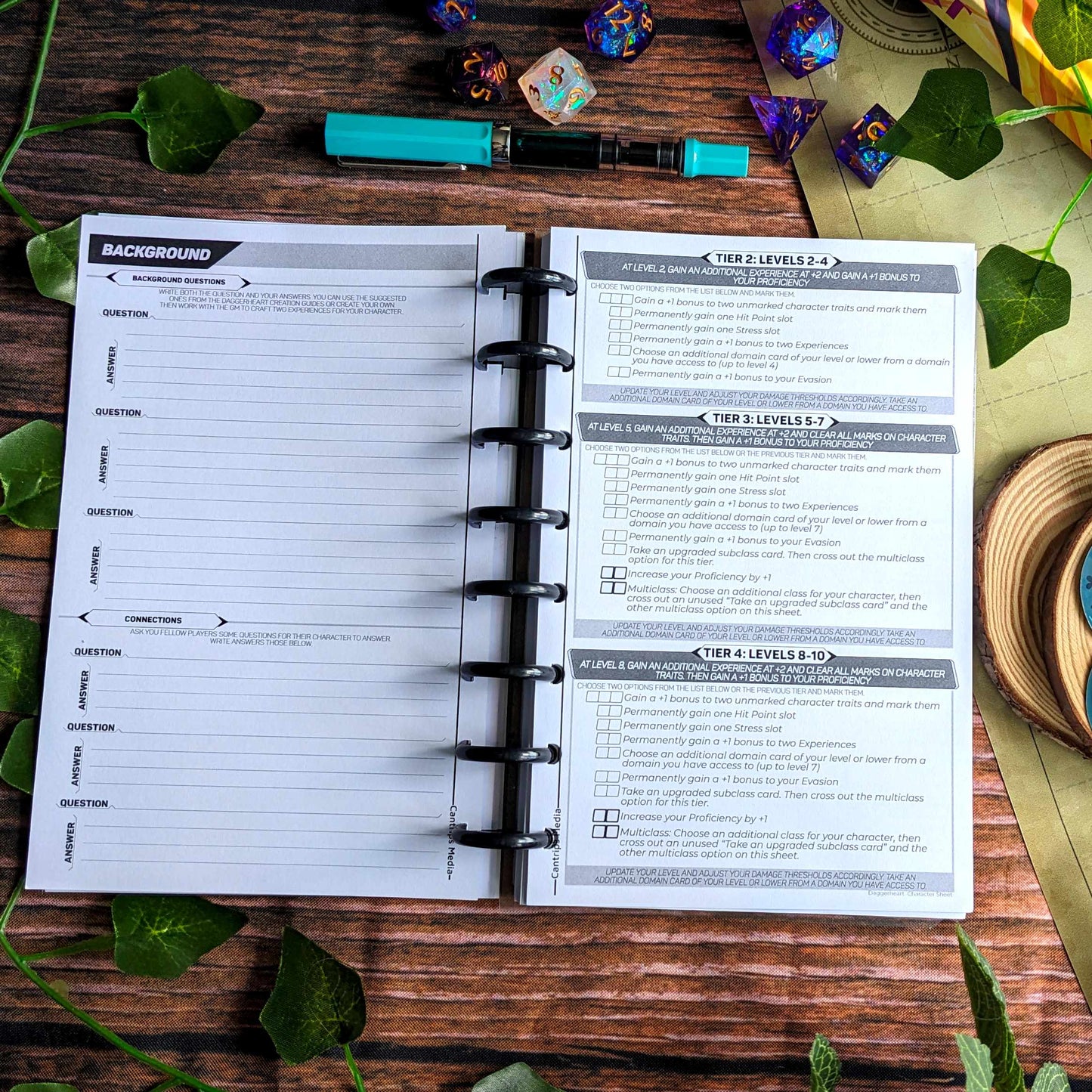 Daggerheart Character Sheets