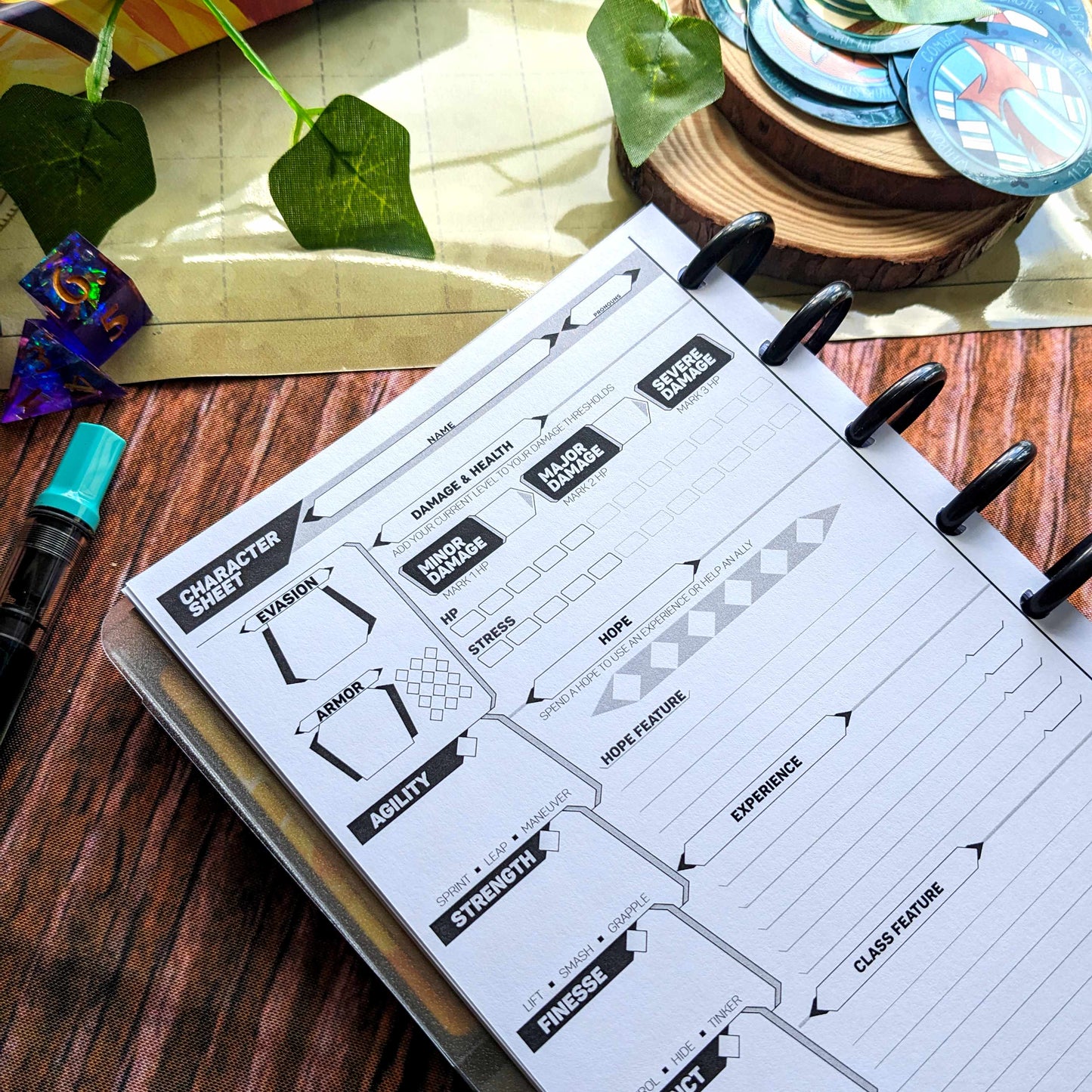 Daggerheart Character Sheets