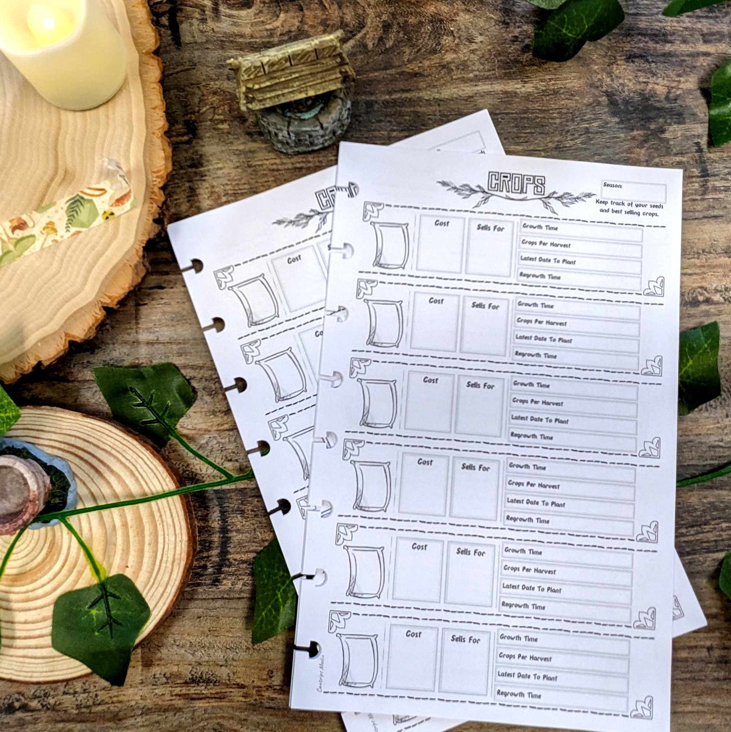 Farmer's Almanac Refill Packs | Player Size Notebooks