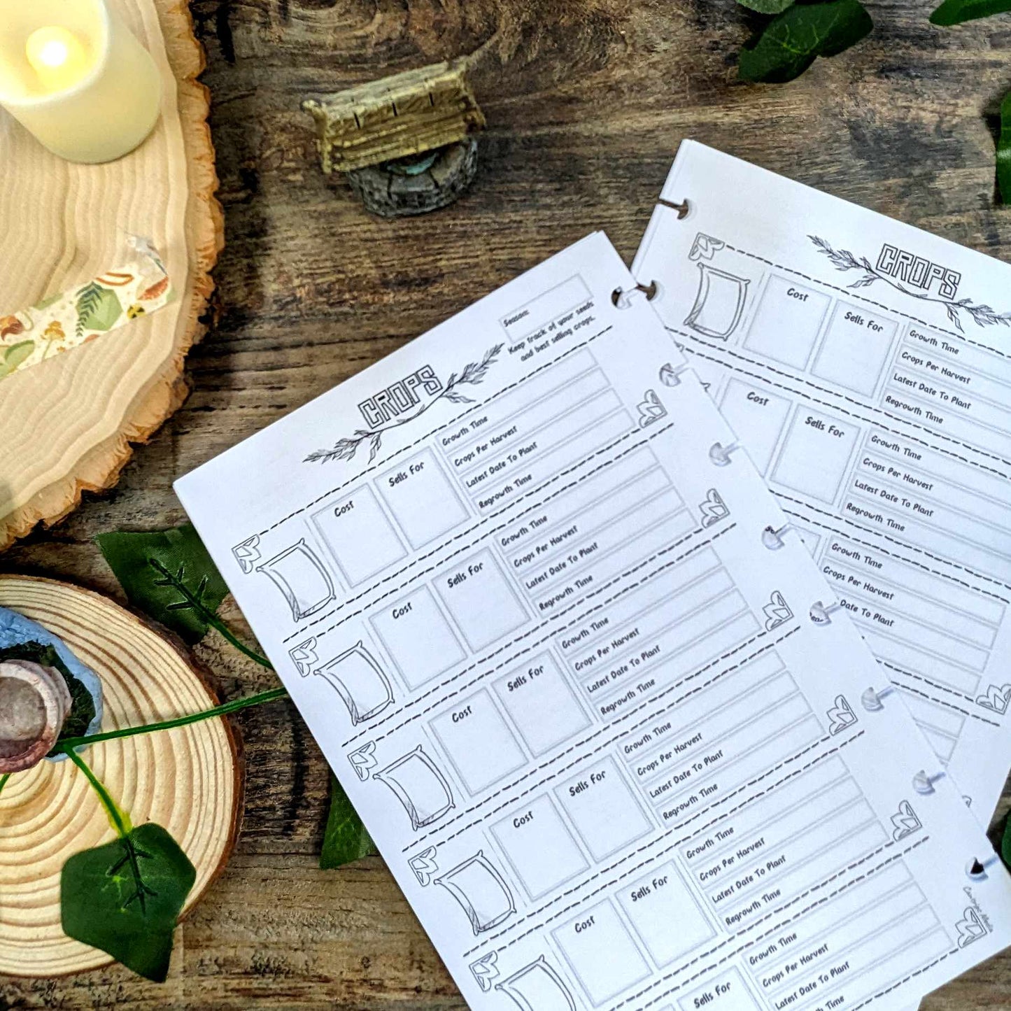 Farmer's Almanac Refill Packs | Player Size Notebooks