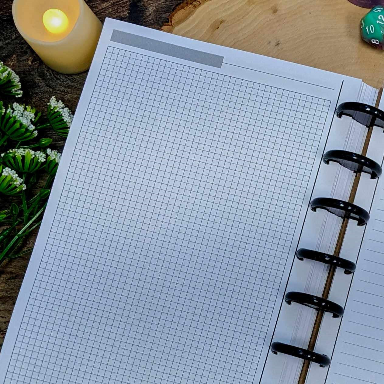 Minimal Page Refills | Player's Notebook Size