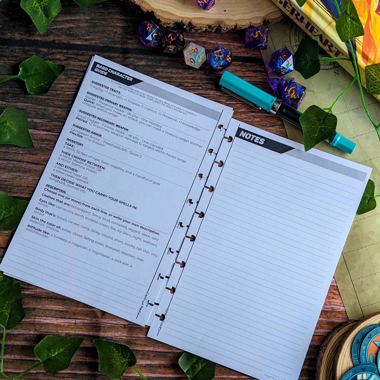 Daggerheart Character Sheets