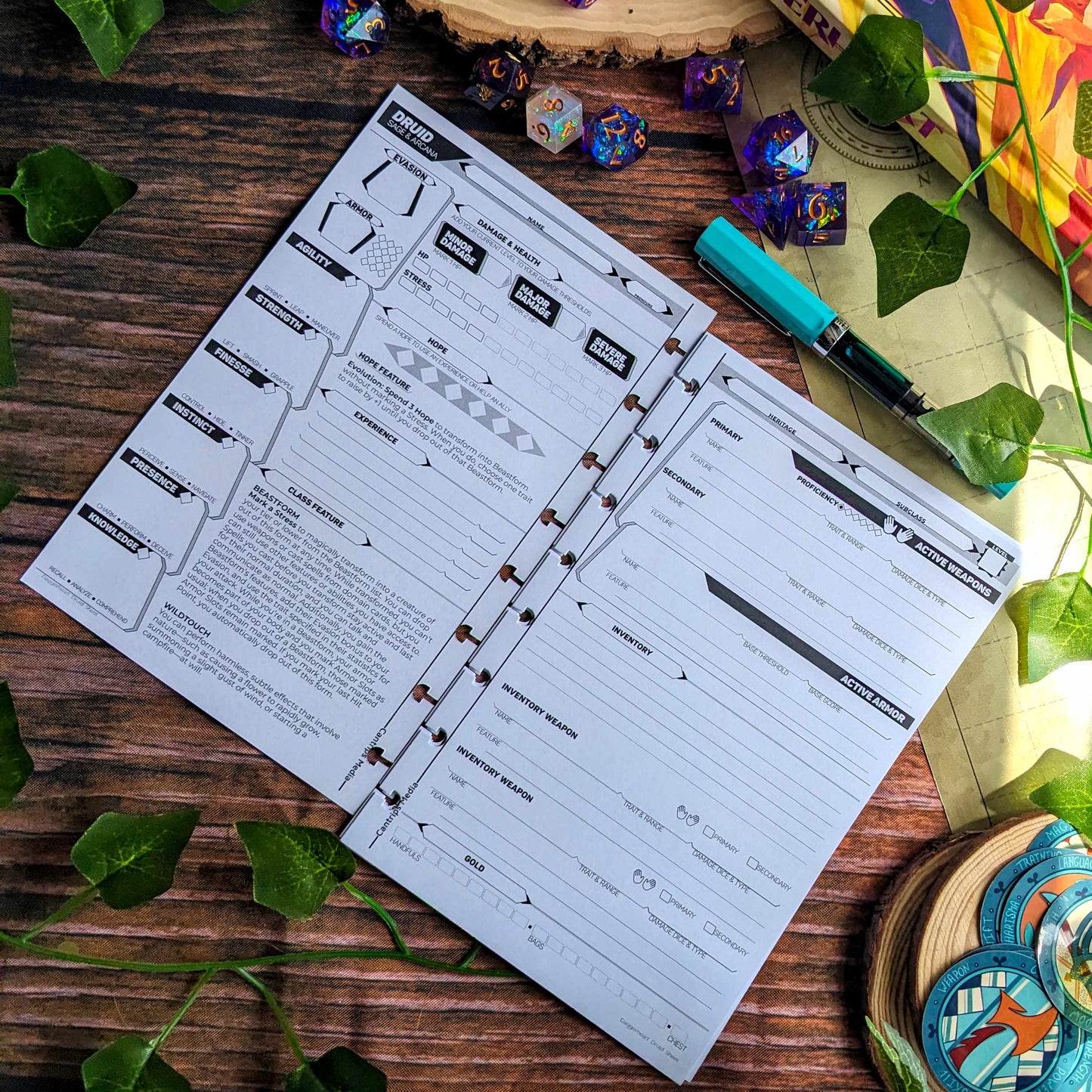 Daggerheart Character Sheets