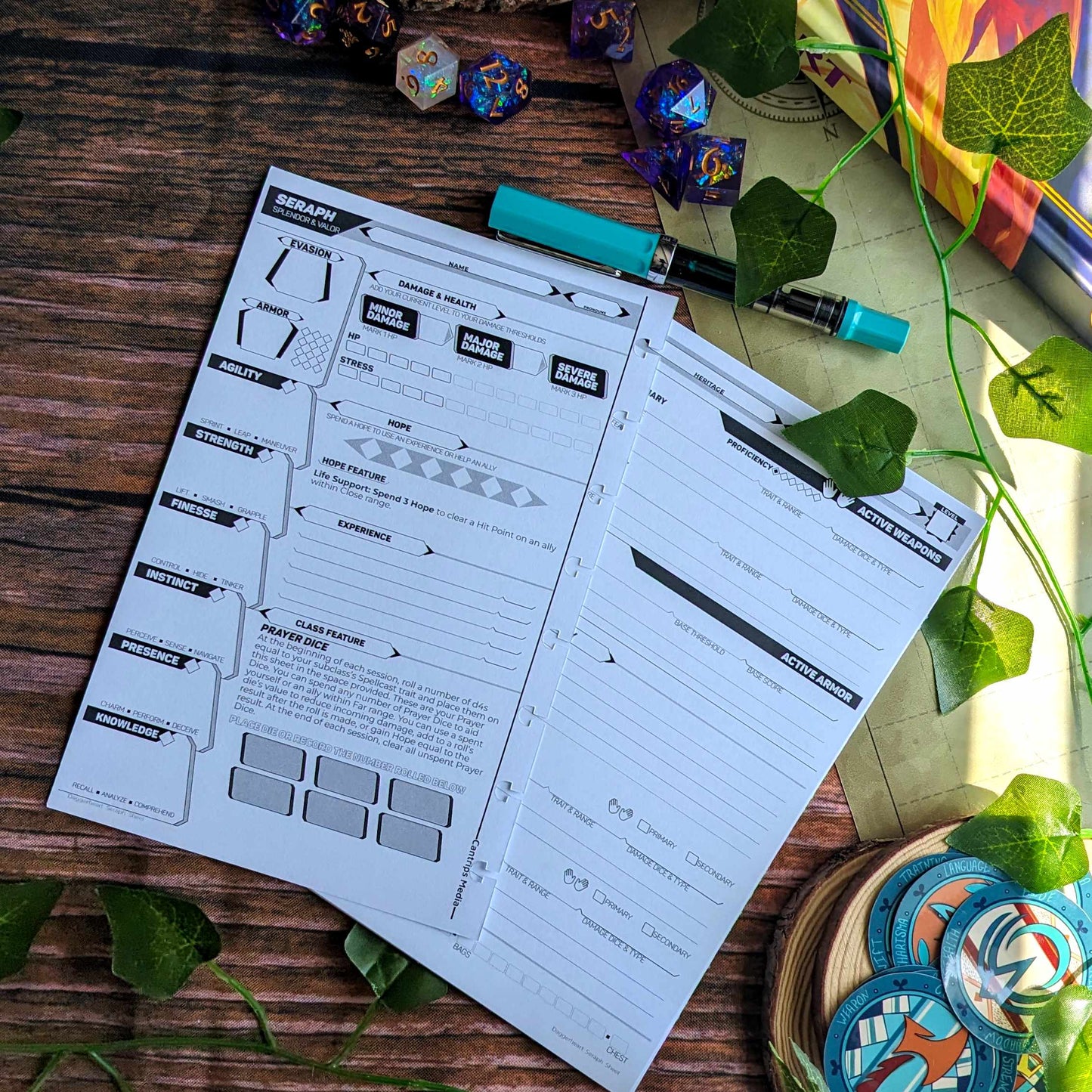 Daggerheart Character Sheets