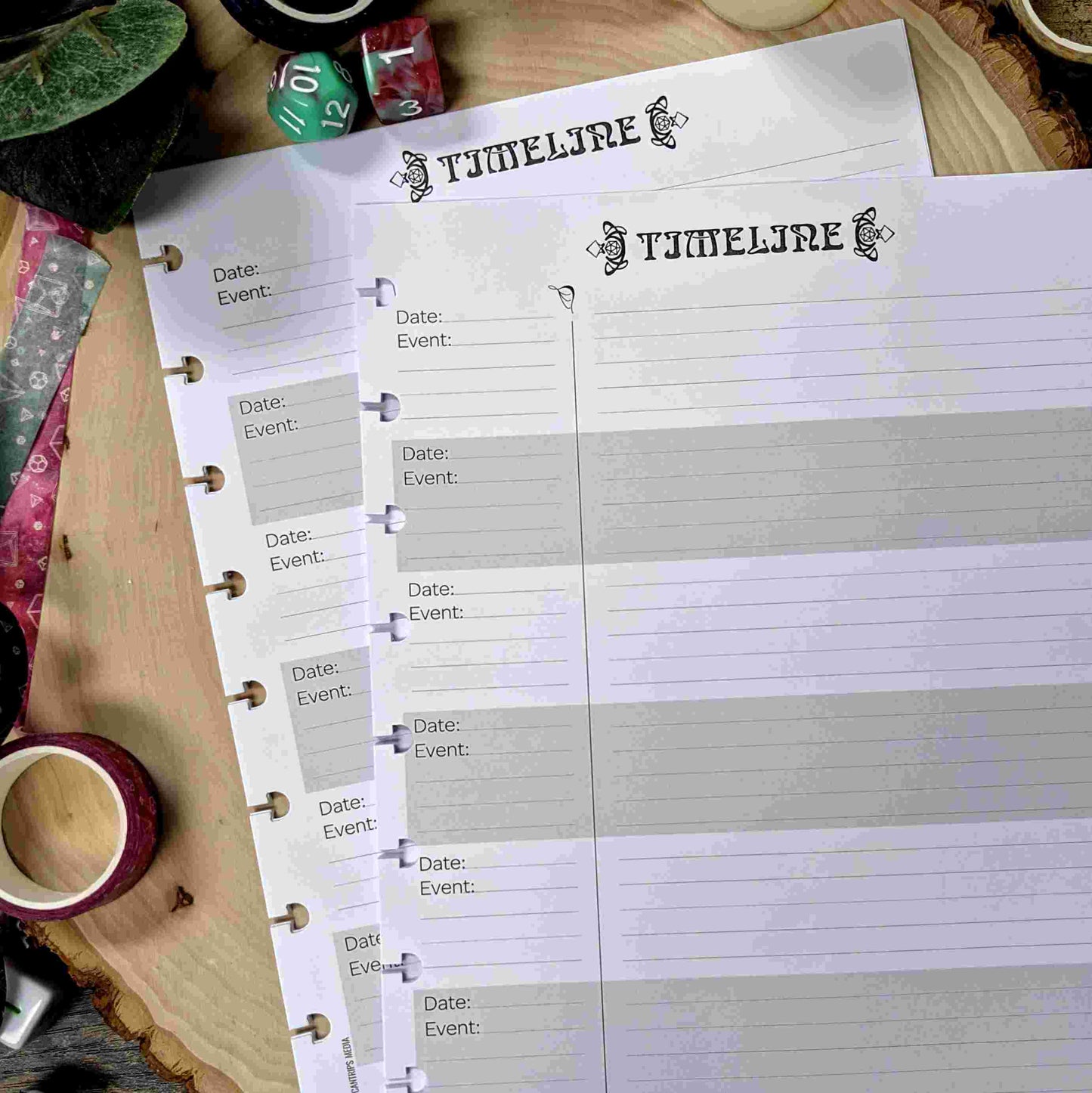 Art Nouveau GM Refill Packs | GM Size Notebooks