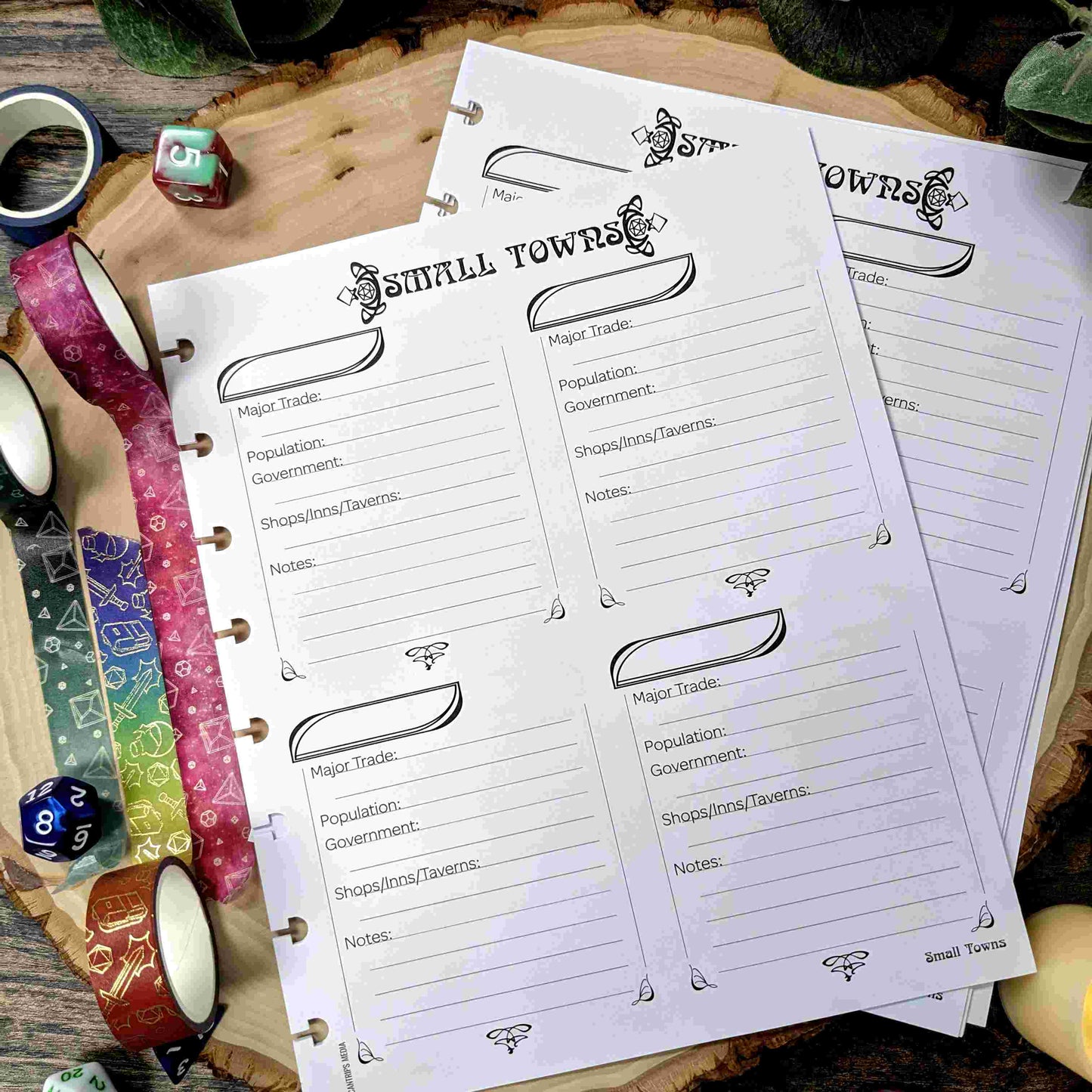 Art Nouveau GM Refill Packs | GM Size Notebooks