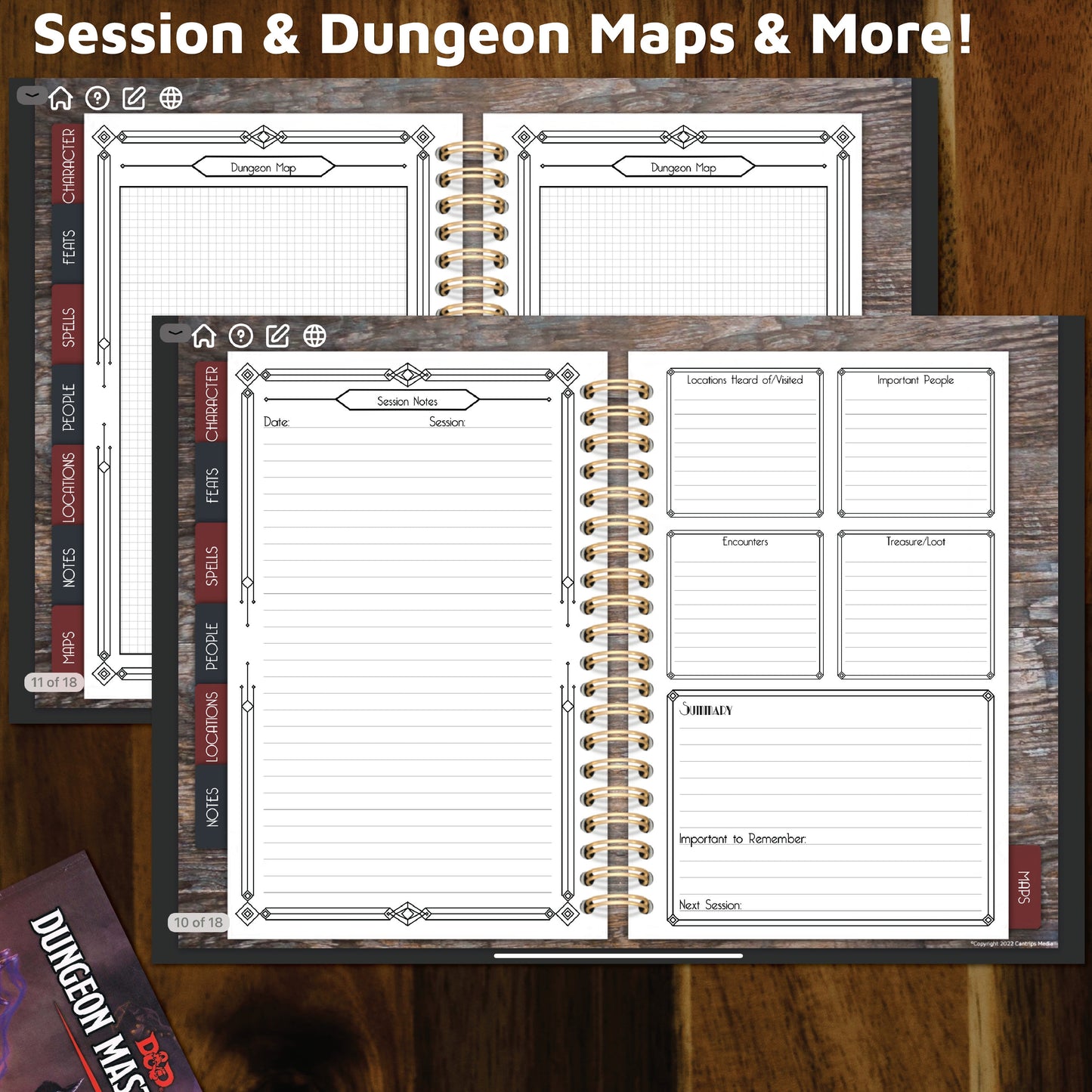 Adventure Calls - Digital Player's Notebook