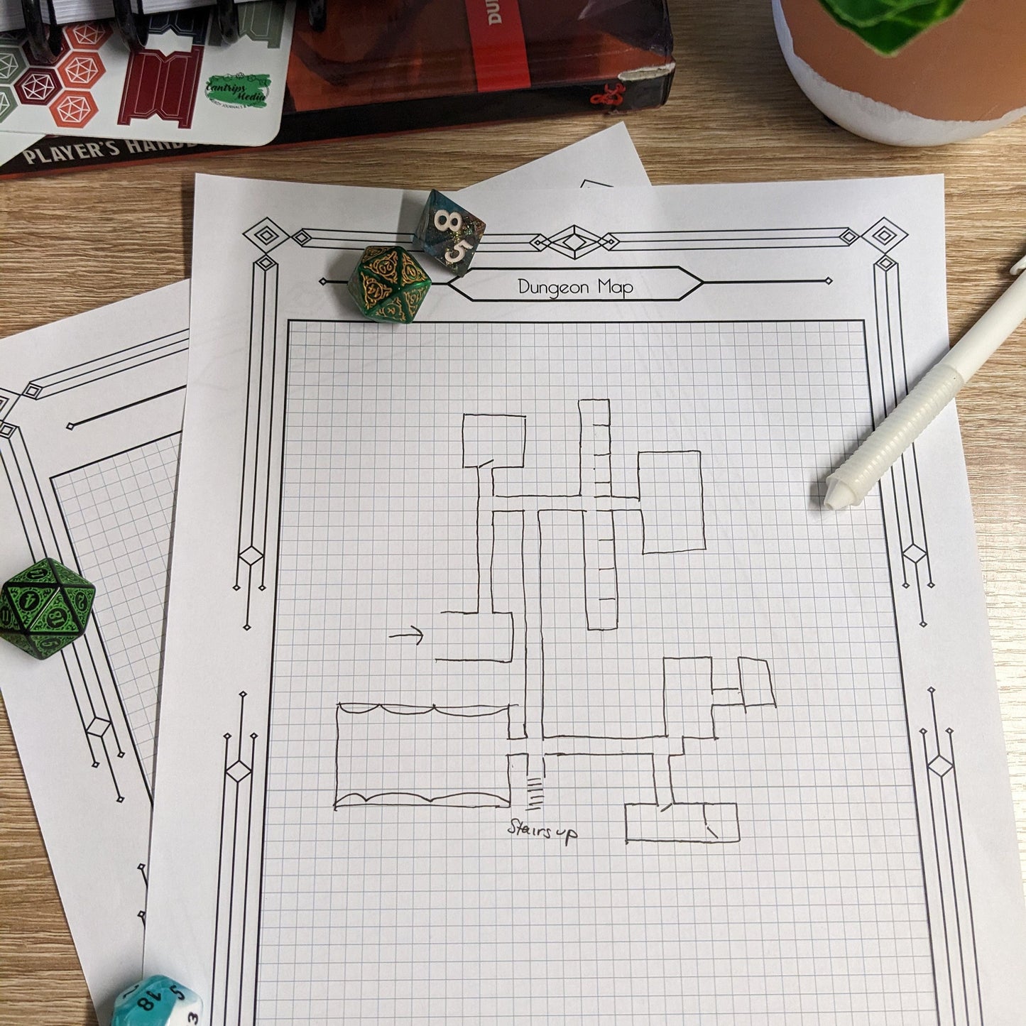 Printable Dungeon Map Pages
