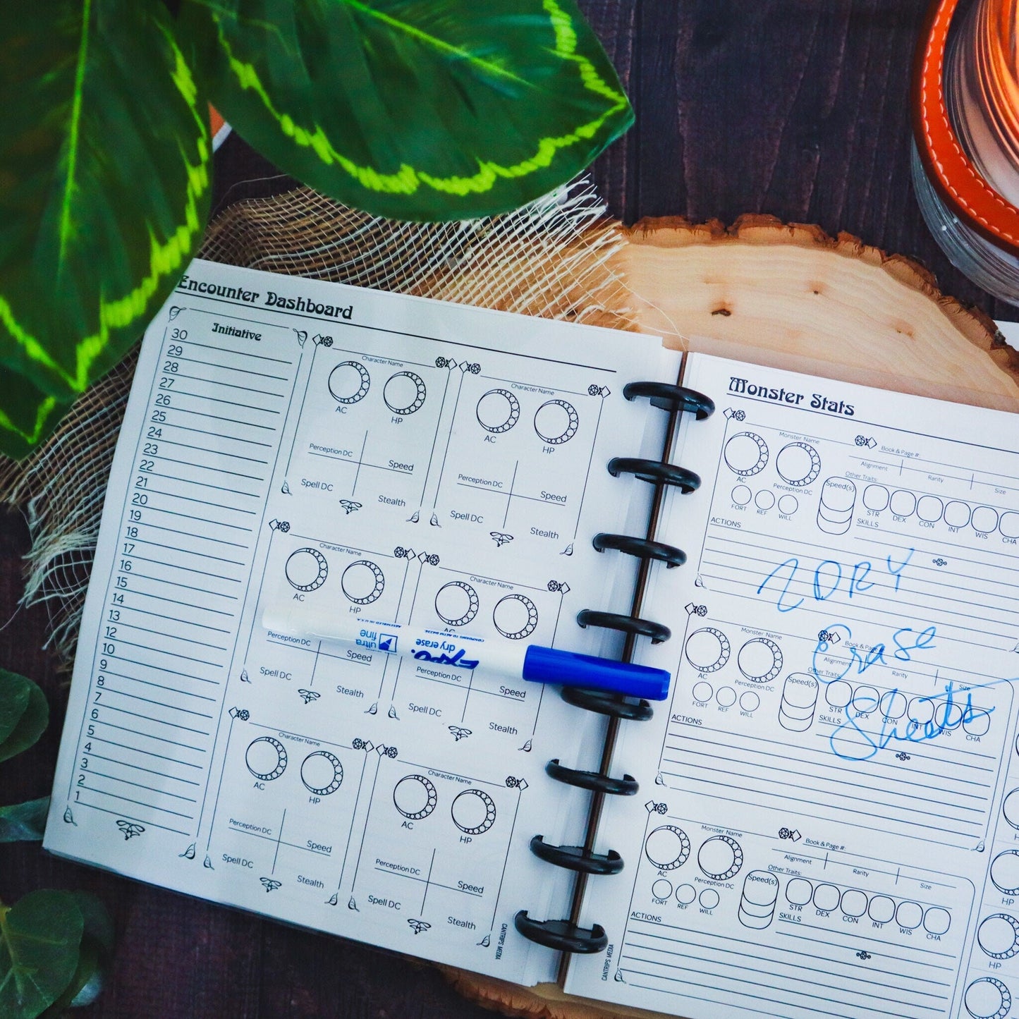 Guiding Light for the GM | Pathfinder 2e Discbound Notebook for Gamemasters