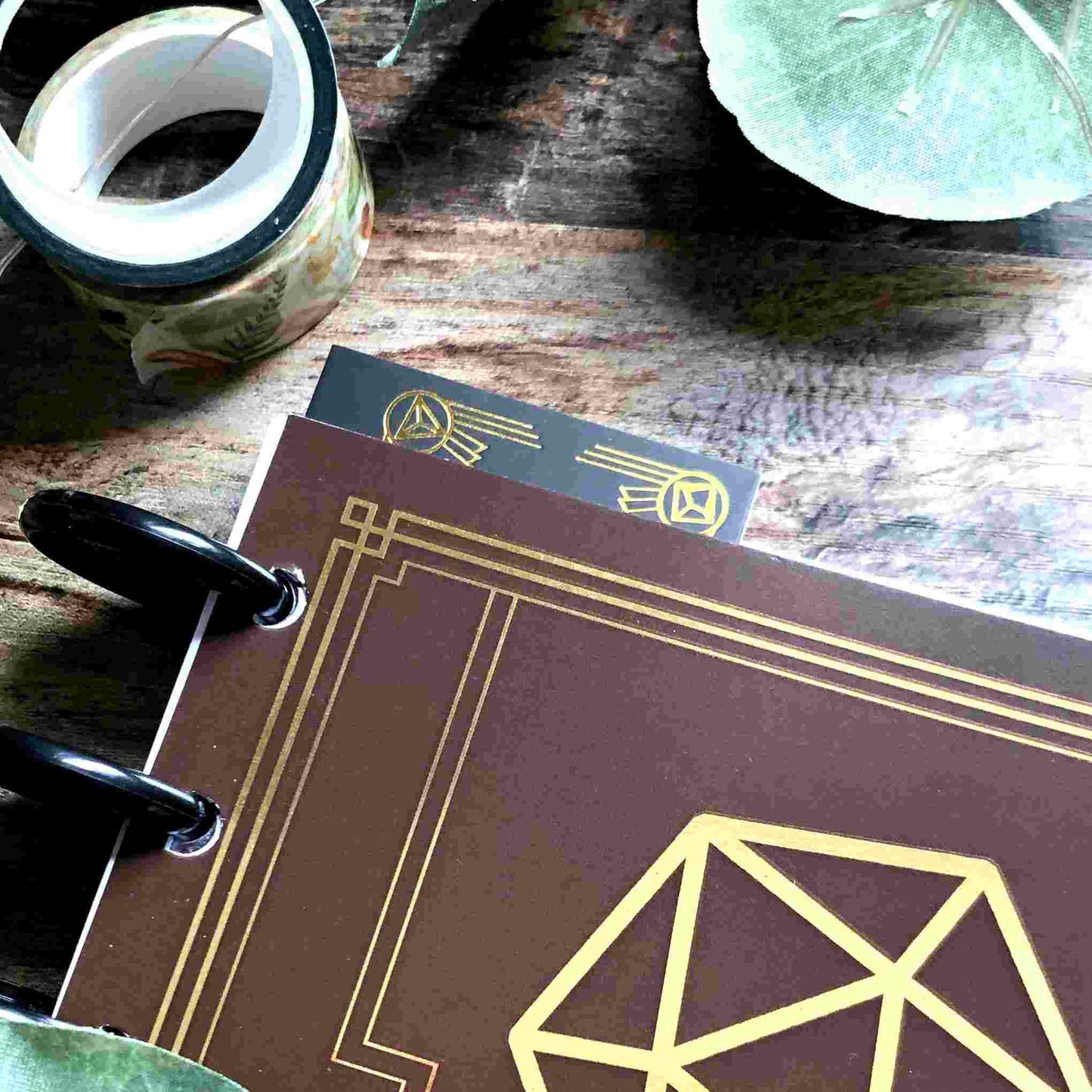 Things Are About To Get Dicey - Bookmark - Gold Foil - For Discbound Notebooks