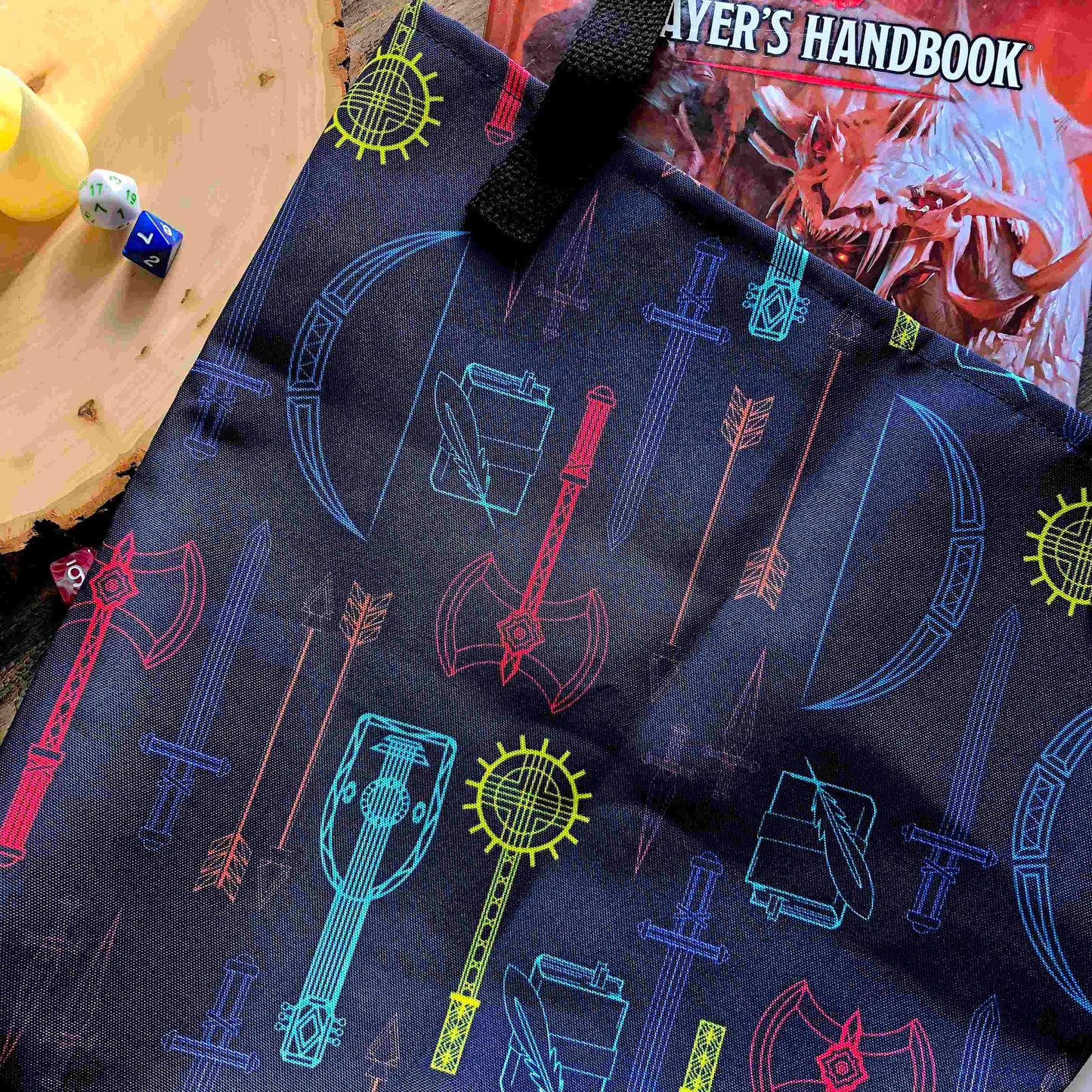 D&D Weapons Tote Bag