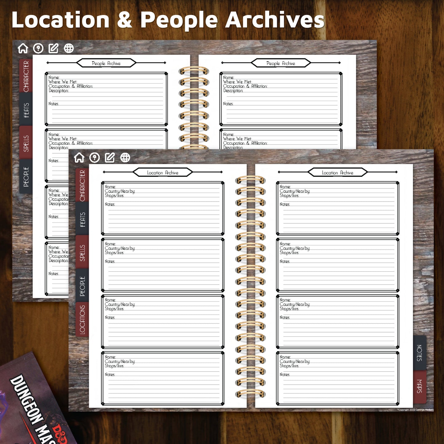 Adventure Calls - Digital Player's Notebook