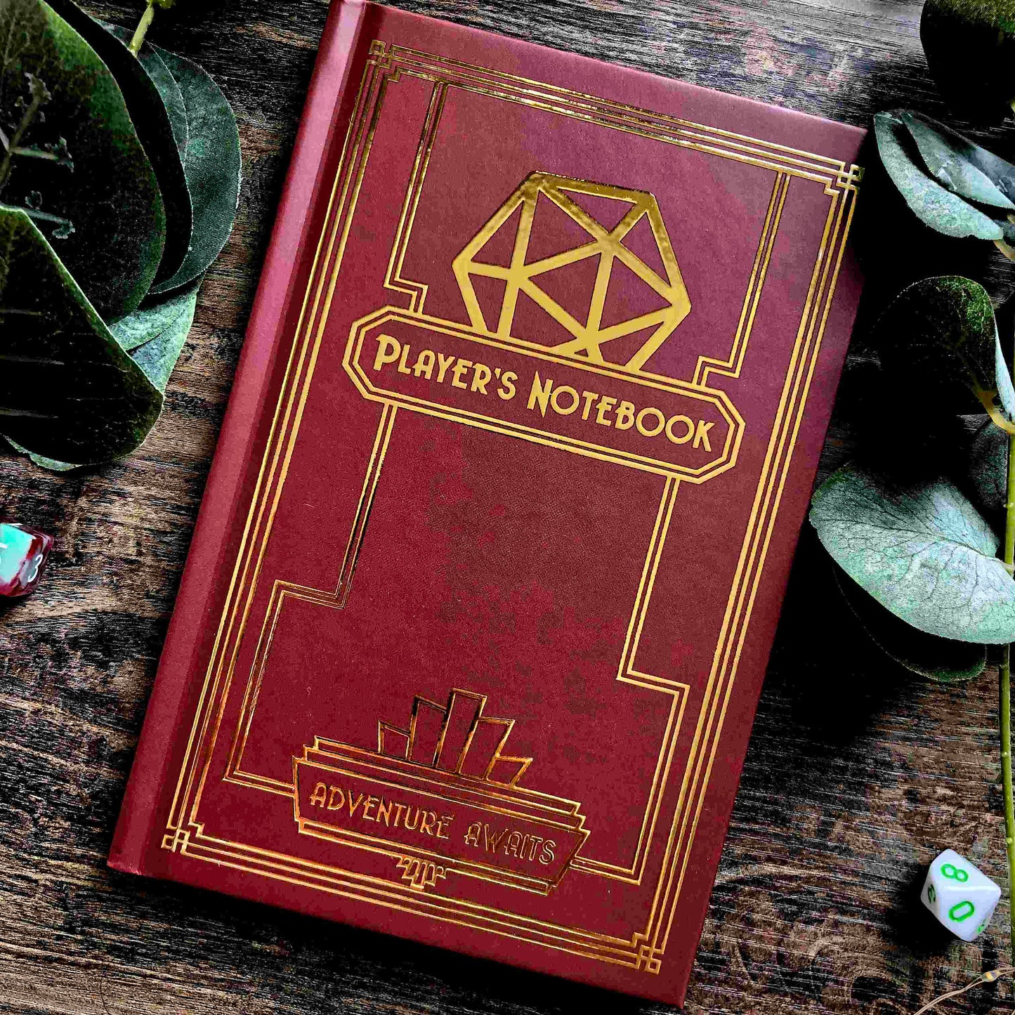 Hardcover Art Deco Player's Notebook