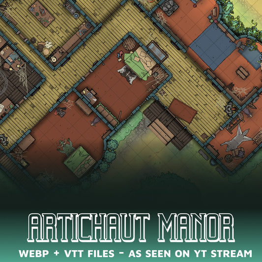 Artichaut Manor Map