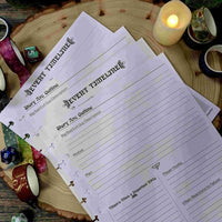 Story Arc Page Pack Refills for Gamemaster Notebooks