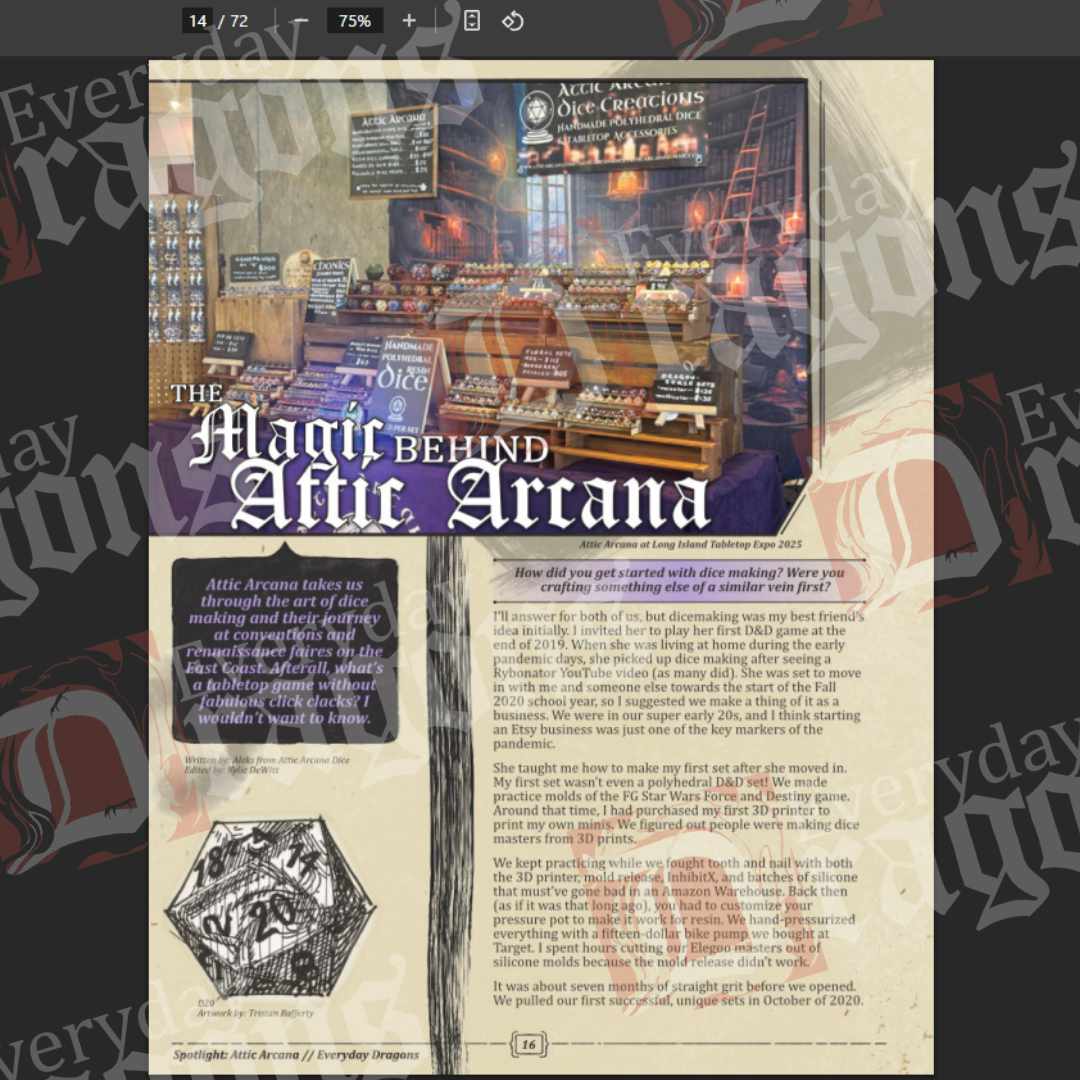 Shadows & Darkness - Digital Version Only - Everyday Dragons Magazine Issue 2