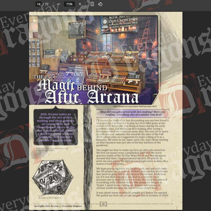 Shadows & Darkness - Digital Version Only - Everyday Dragons Magazine Issue 2