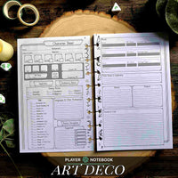 D&D 5e Character Sheets | Player Sized Notebooks