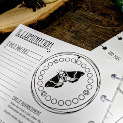 Candela Obscura Character Sheets | Player Sized Notebooks