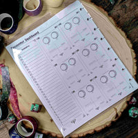 Pathfinder 2e Gamemaster Sheets | GM & DM Size Notebooks
