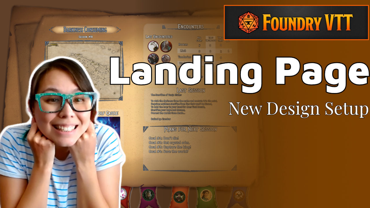 Paper Stack Landing Page Foundry VTT Dashboard Cantrips Media