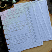 D&D 5e Dungeon Master Sheets | GM & DM Size Notebooks