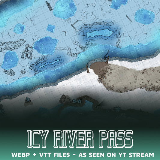 Icy River Pass Map