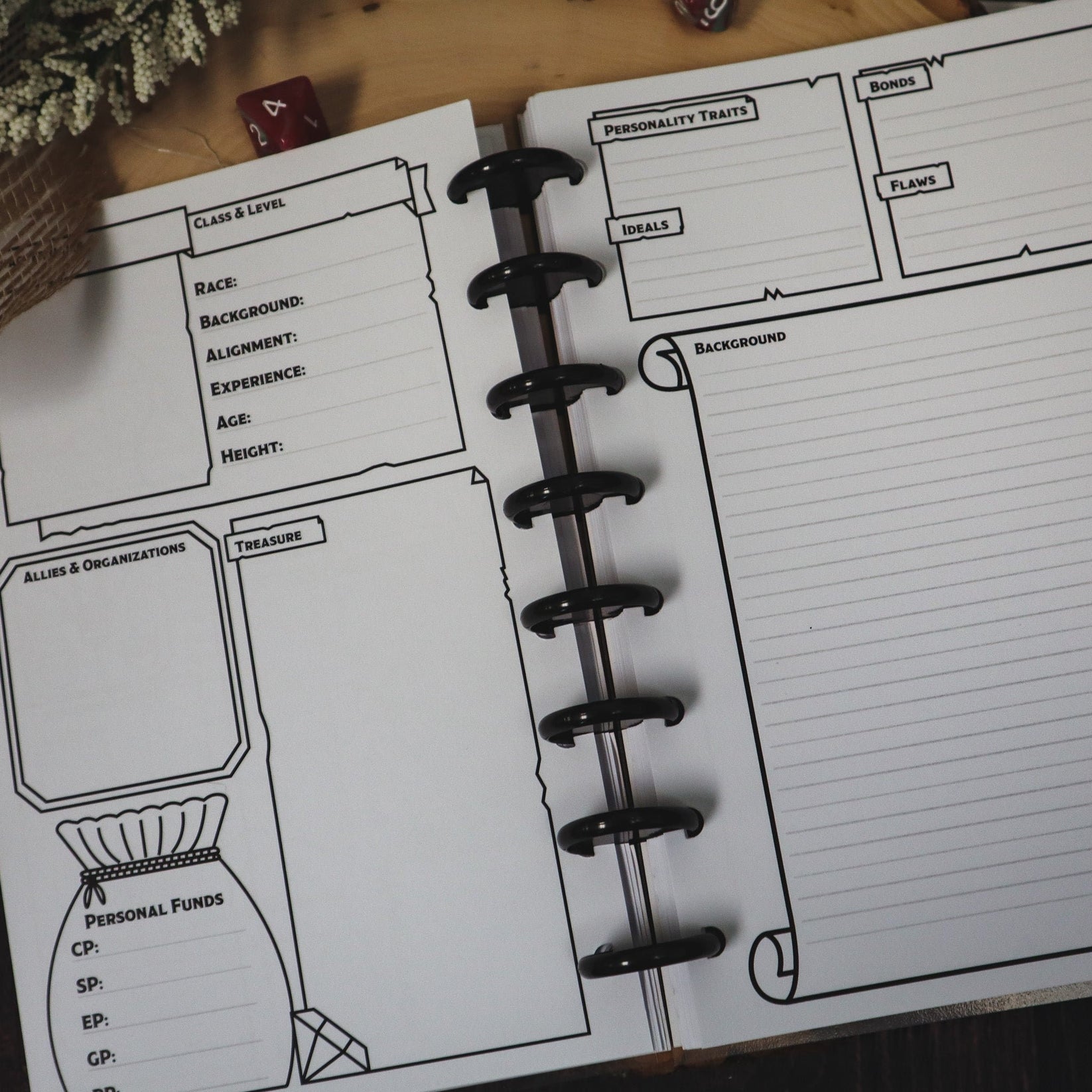 Player's Notebook (Classic) D&D 5e Cantrips Media