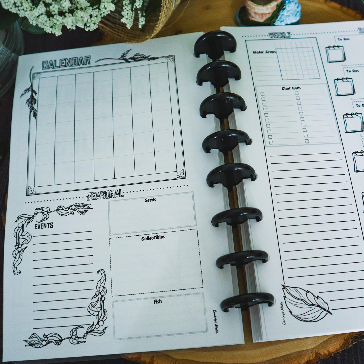 Discount Farming Notebook Pages | Discbound notebook for Stardew Valley, Harvest Moon & other sims