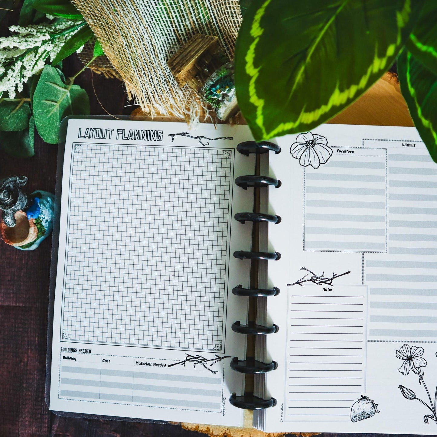 Discount Farming Notebook Pages | Discbound notebook for Stardew Valley, Harvest Moon & other sims