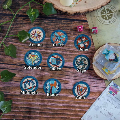 Daggerheart Domain Stickers