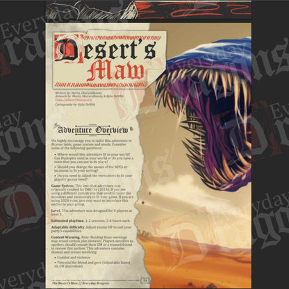 Shadows & Darkness - Digital Version Only - Everyday Dragons Magazine Issue 2