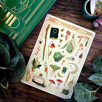 Natural Magic Stickers | Waterproof Druid, Ranger, Wild Magic, Stickers, for D&D and TTRPGs