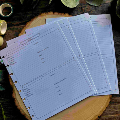 UNPUNCHED Page Pack Refills | All Notebook Styles