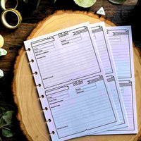 D&D 5e Spell Cards & Abilities | Player Sized Notebooks