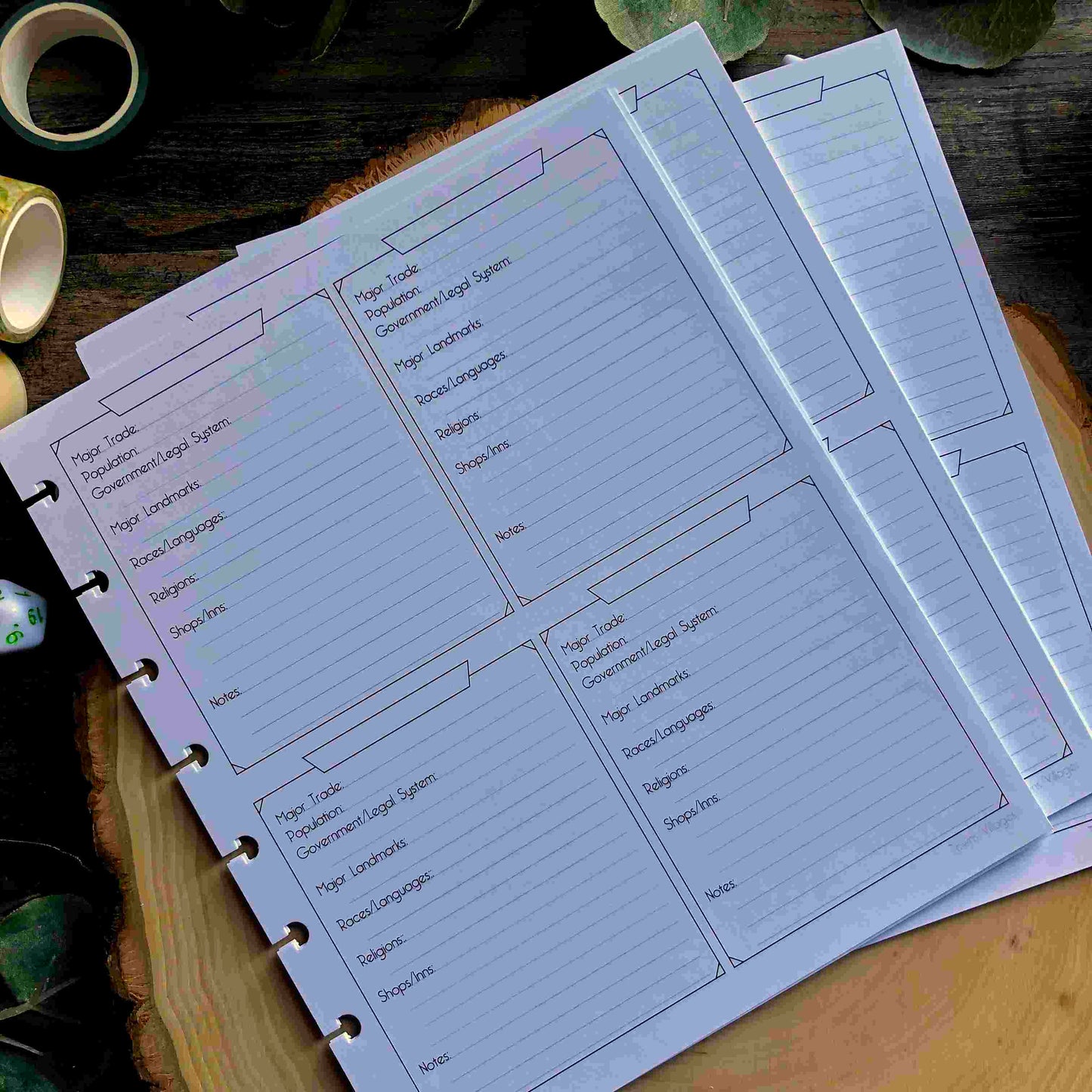 UNPUNCHED Page Pack Refills | All Notebook Styles