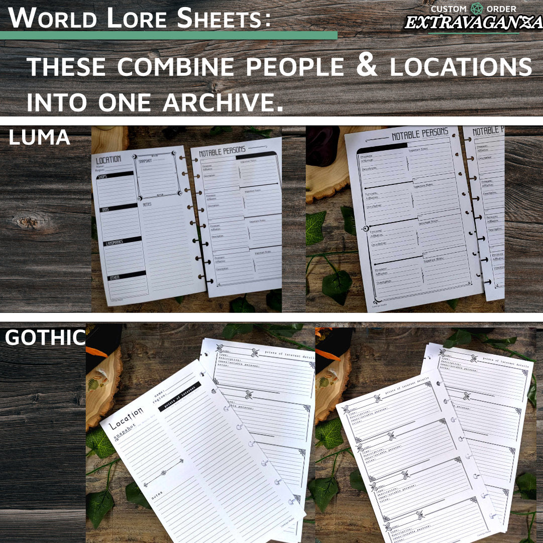 UNPUNCHED Page Pack Refills | All Notebook Styles