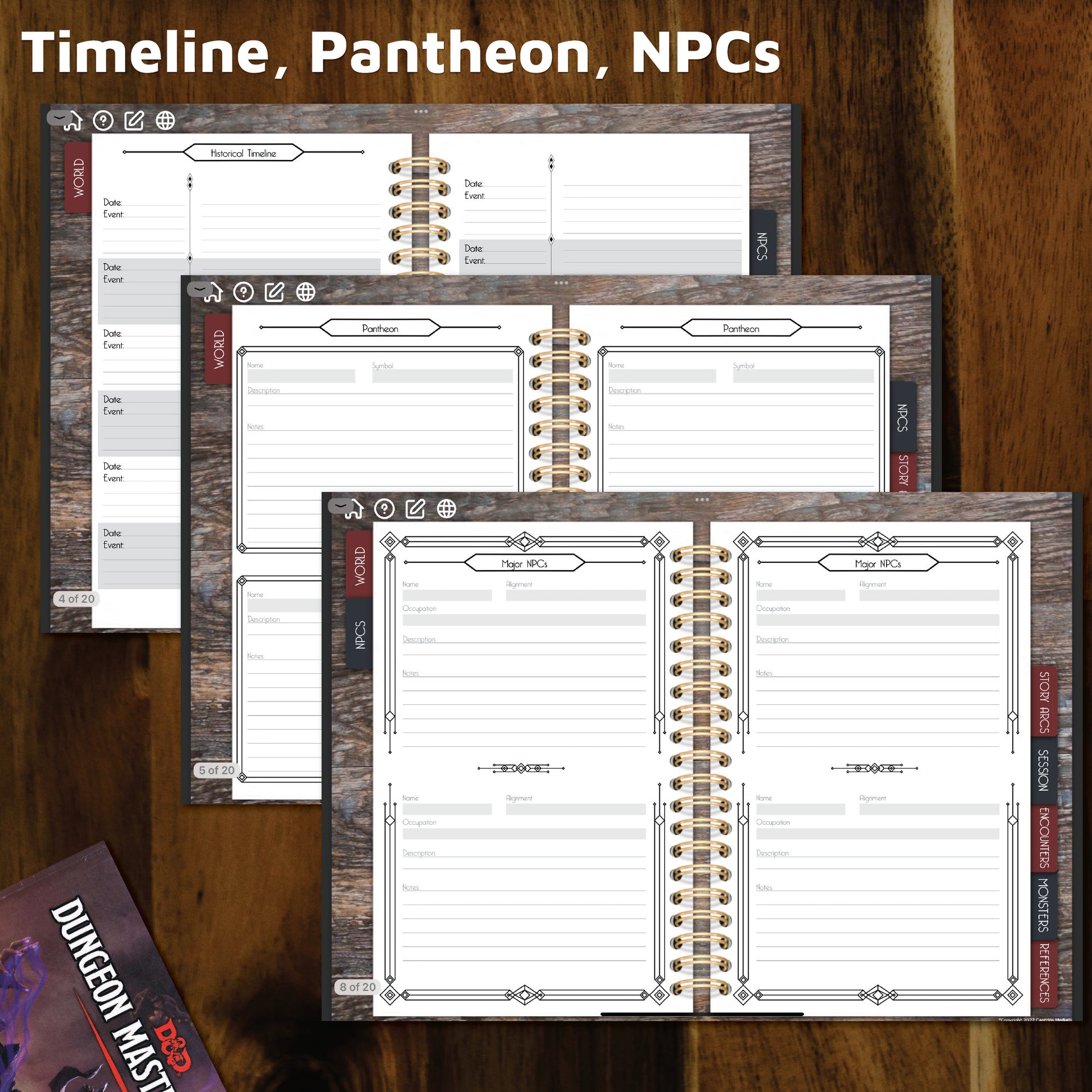 Campaign Assistant - Digital Dungeon Master Notebook