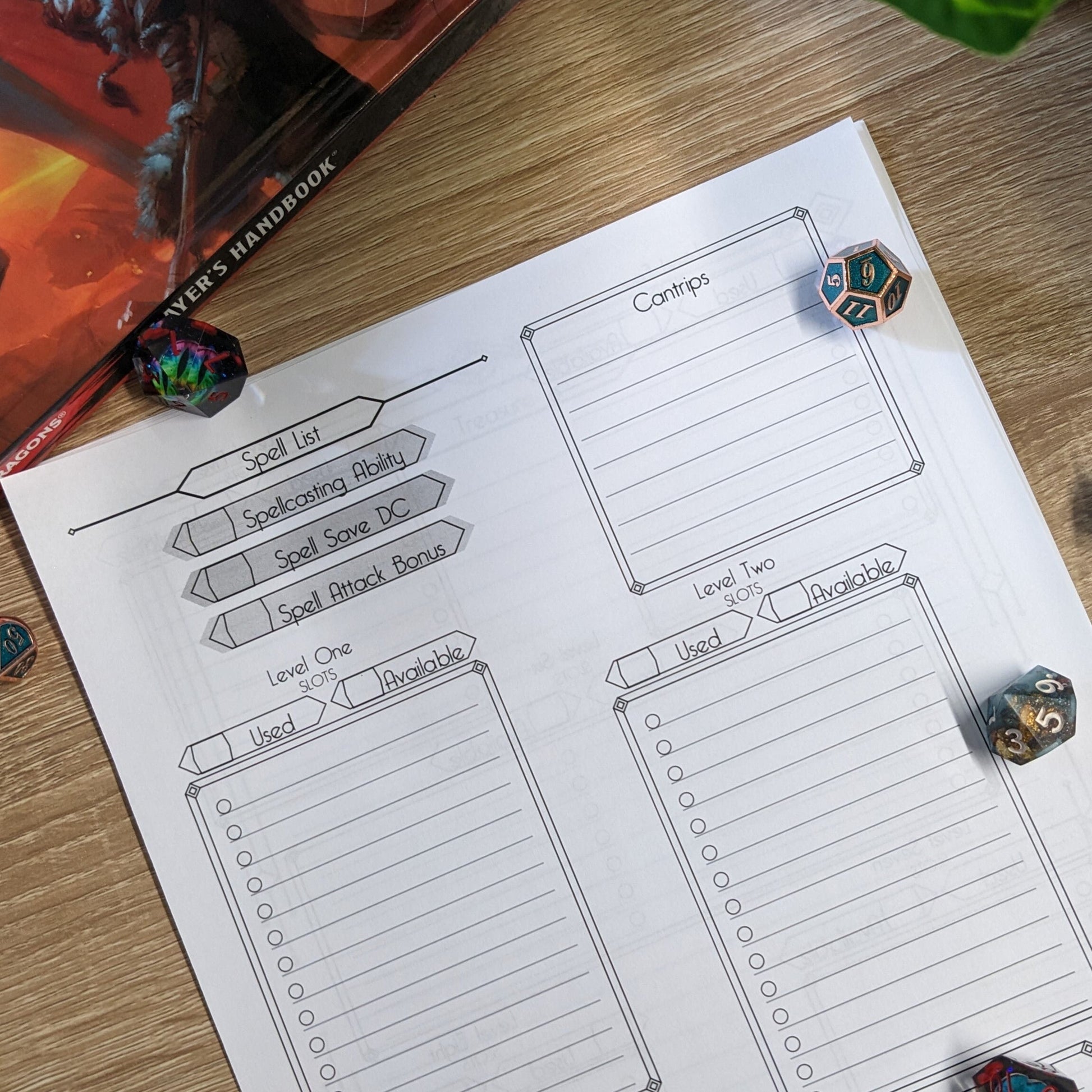 Printable Character Sheet