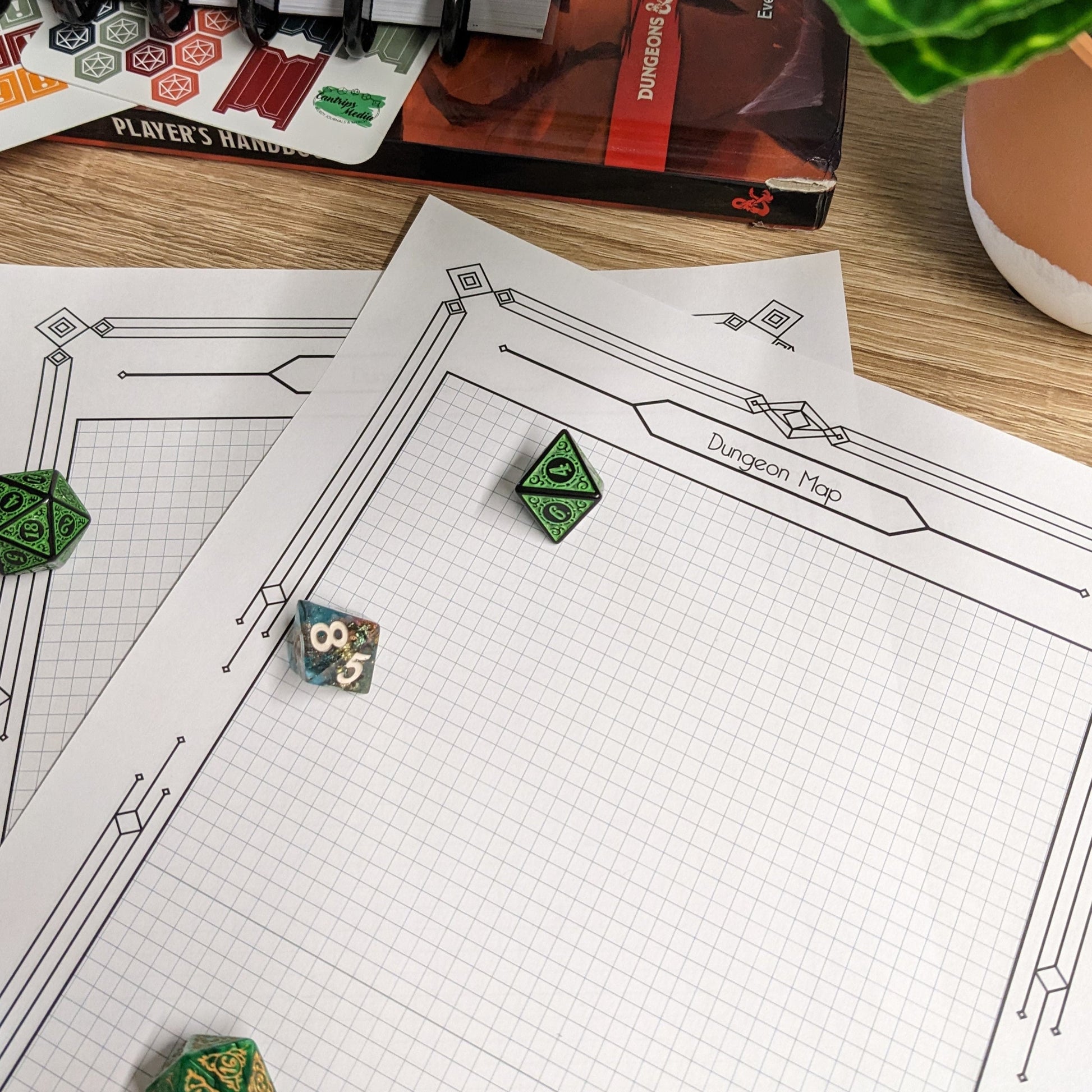 Printable Dungeon Map Pages